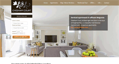 Desktop Screenshot of cheshamcourt.com